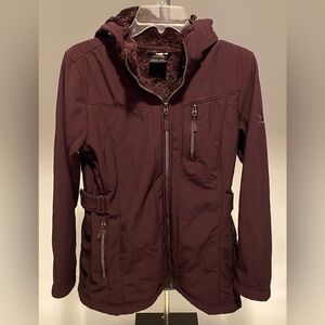 ZeroExposure Women's Soft Shell Faux Fur Lined Water Repellent Jacket Sz M NWOTS